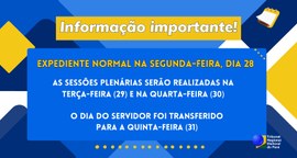 As sessões plenárias serão realizadas na terça-feira (29) e na quarta-feira (30). Por meio de Po...